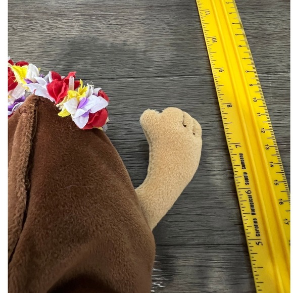 Hawaiian Coffee Bean Plush Toy 100% Moloka'i Coffee Hawaii Leis Flower Accents - Picture 5 of 5